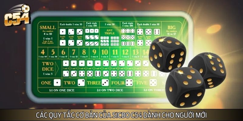 Các quy tắc cơ bản của Sicbo C54 dành cho người mới