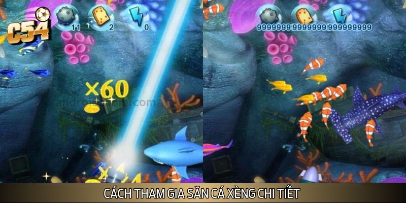 Cách tham gia bắn cá xèng chi tiết