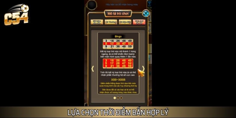 Chọn thời điểm bắn hợp lý sẽ giúp bạn nhanh chóng thành công