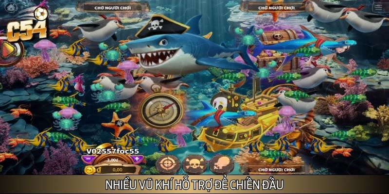 Trong game, bạn sẽ có thể lựa chọn từ nhiều loại vũ khí hỗ trợ