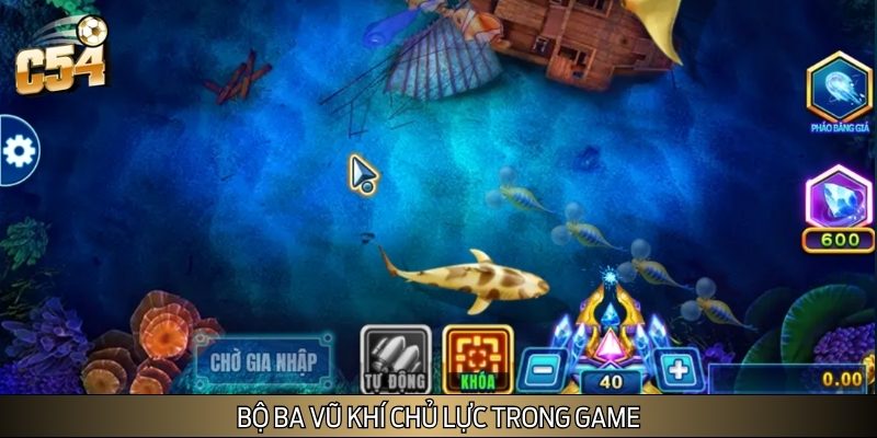 Trong tựa game này, bạn sẽ có thể lựa chọn một trong ba vũ khí