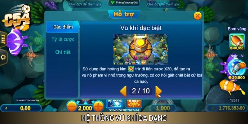 Hệ thống vũ khí trong game luôn khiến nhiều người phải ấn tượng