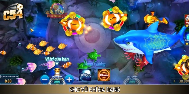 Kho vũ khí được cung cấp trong game cực kỳ đa dạng và bắt mắt Kho vũ khí được cung cấp trong game cực kỳ đa dạng và bắt mắt