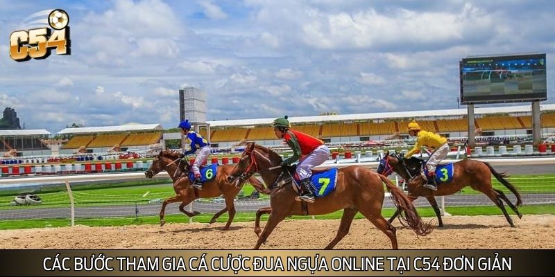 Các bước tham gia cá cược đua ngựa online tại C54 đơn giản