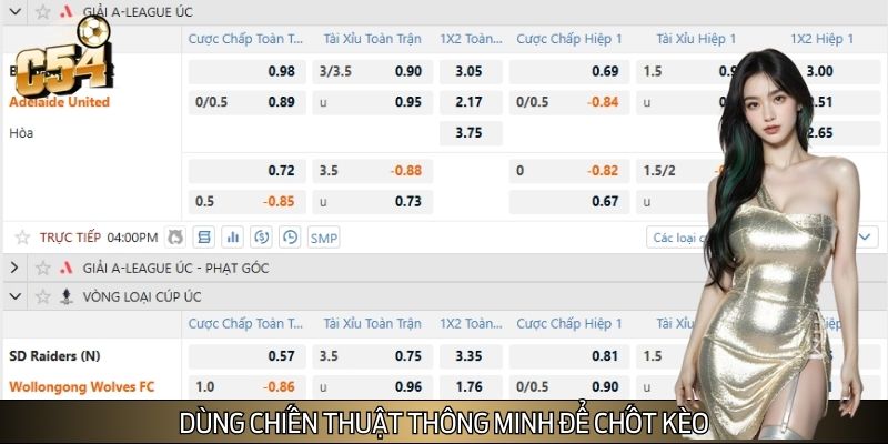 Chốt kèo theo chiến thuật uy tín
