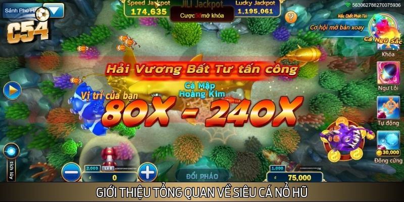 Siêu cá Nổ Hũ là tựa game giải trí mang lối chơi truyền thống Siêu cá Nổ Hũ là tựa game giải trí mang lối chơi truyền thống