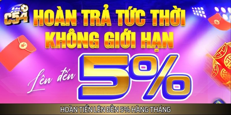 Sự kiện hàng tháng - Cơ hội hoàn trả 5% giá trị Sự kiện hàng tháng - Cơ hội hoàn trả 5% giá trị