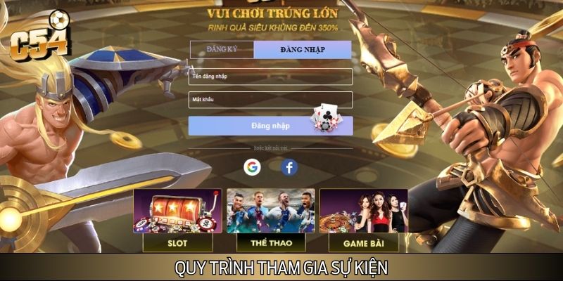 Hướng dẫn chi tiết các bước tham gia sự kiện Hướng dẫn chi tiết các bước tham gia sự kiện